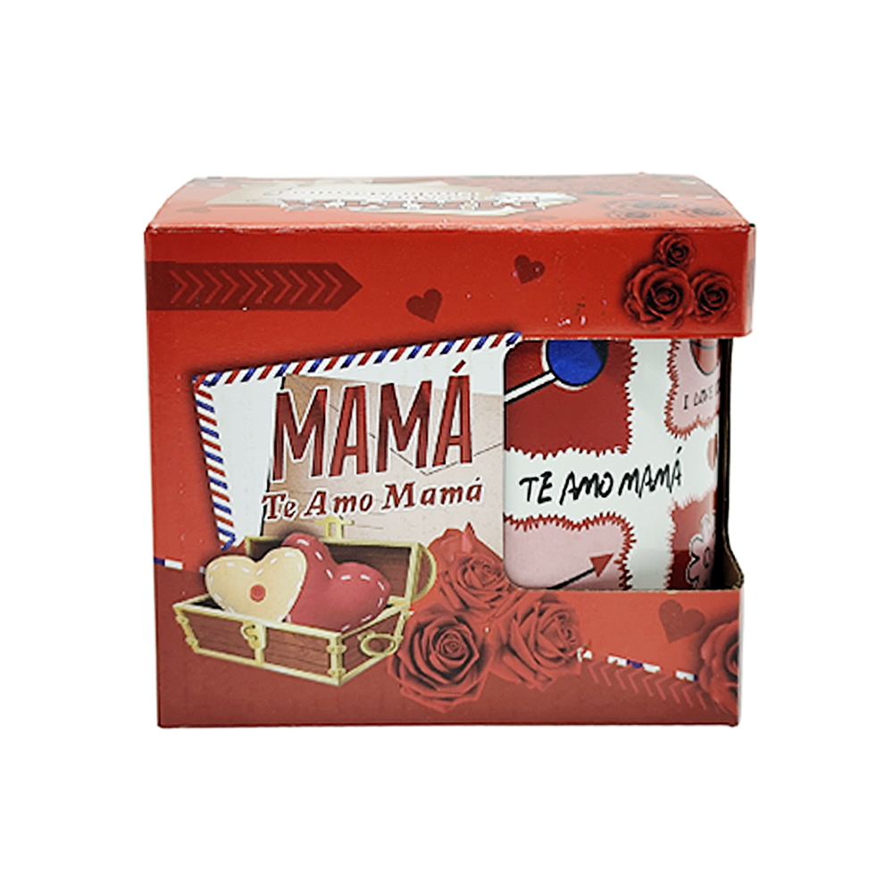 Taza Día de la Madre Diseño Corazones