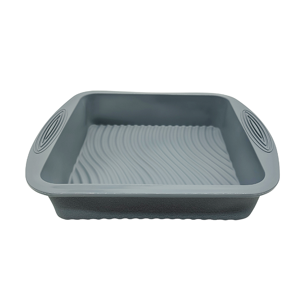 Asadera Cuadrada de Silicona Apto para Horno 20cm.