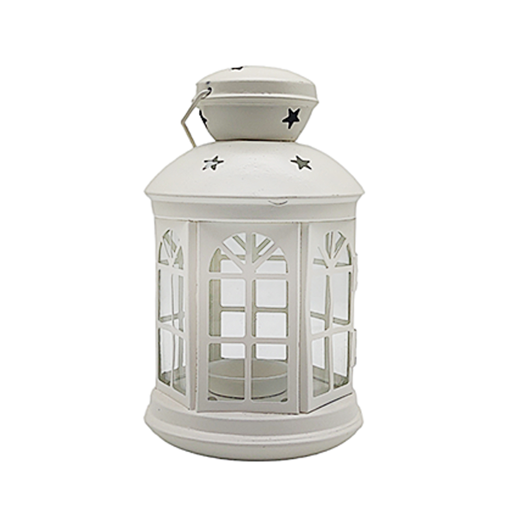 Farol Porta Vela de Metal