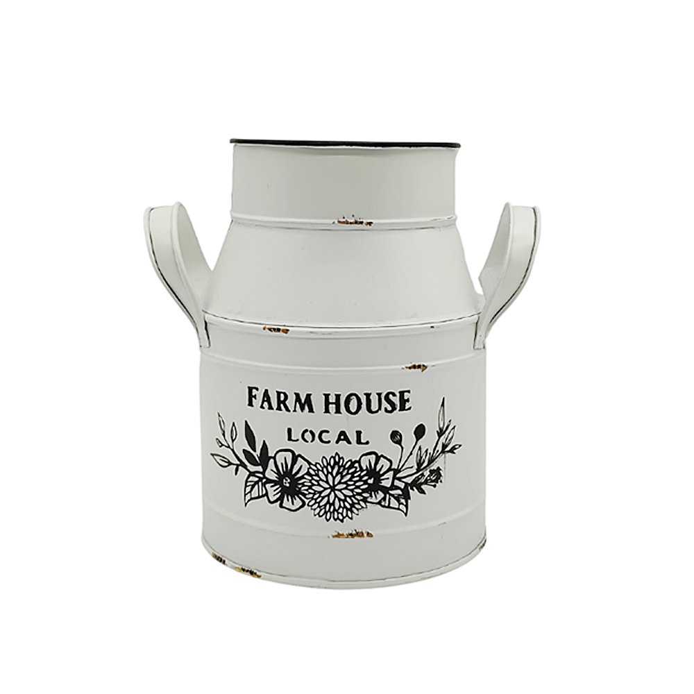Jarra de Metal Tipo Lechera Farm House