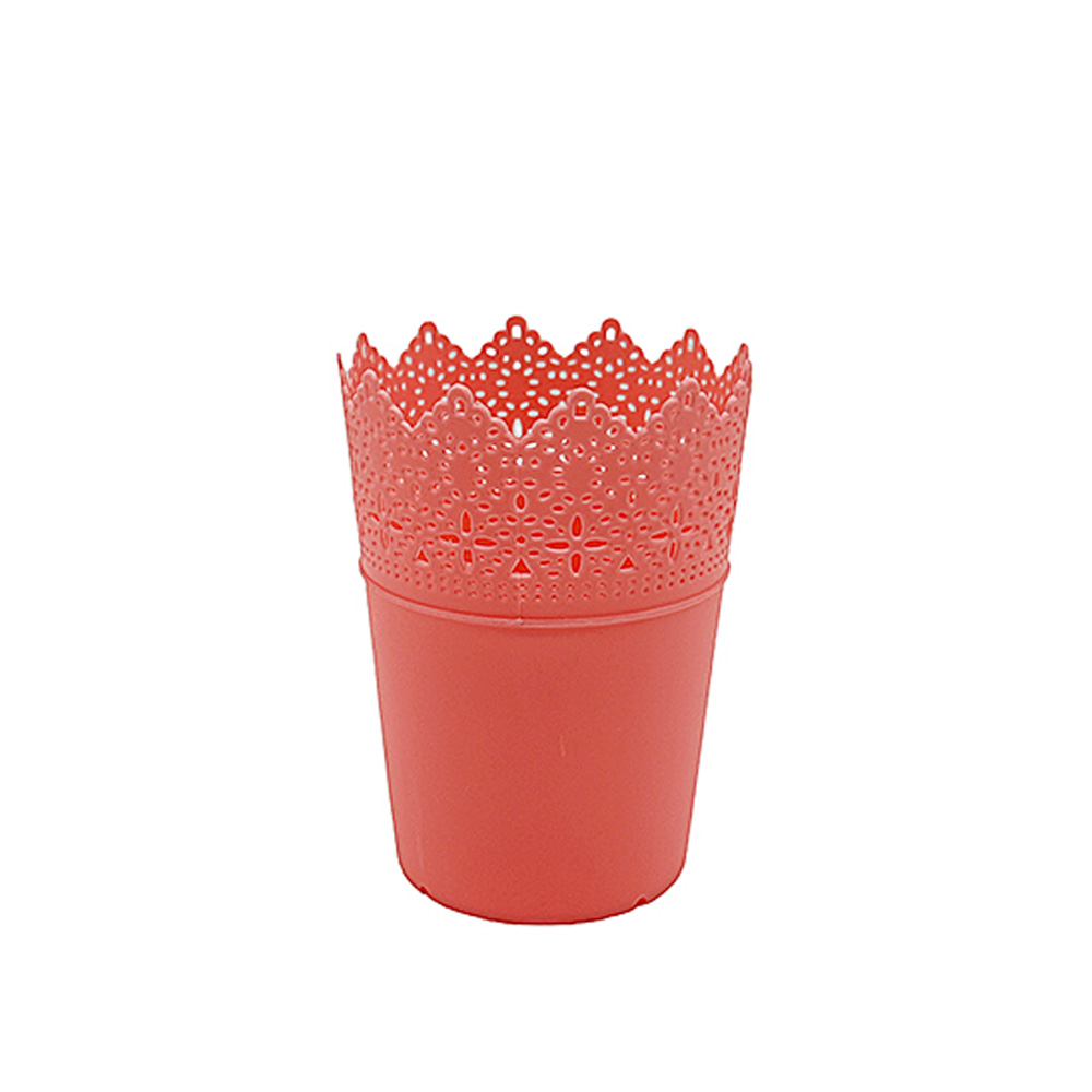 Maceta Plástica Redonda - 12cm de Alto