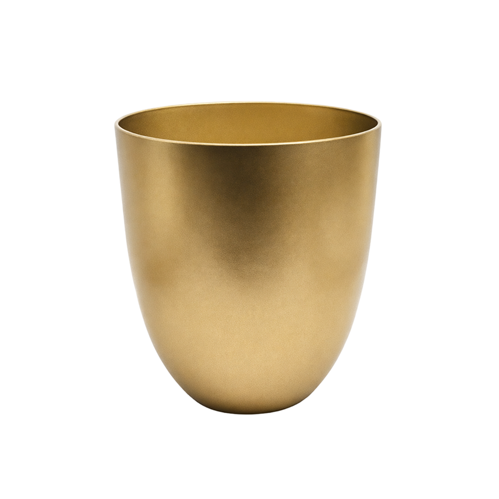 Maceta Dorada 28cm Alto