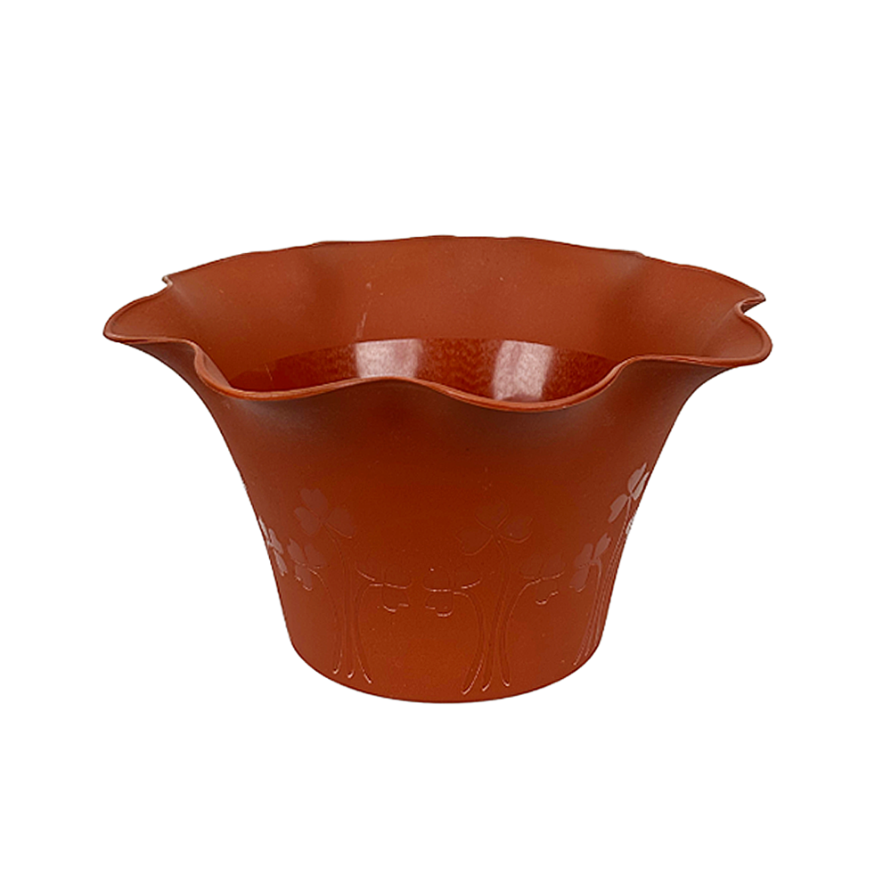 Maceta Flor Marrón 12cm Alto
