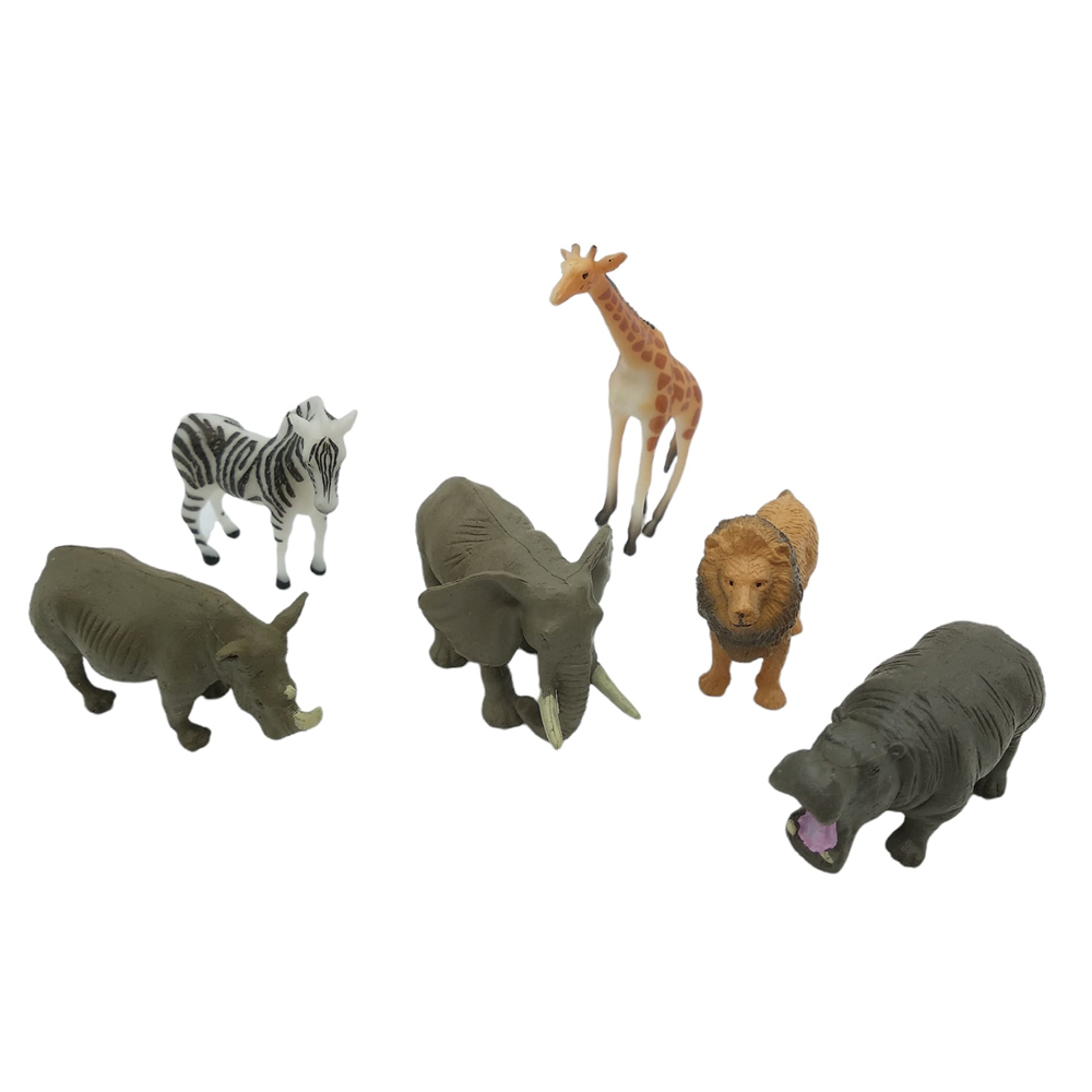 Juego de 6 Animales de la Selva