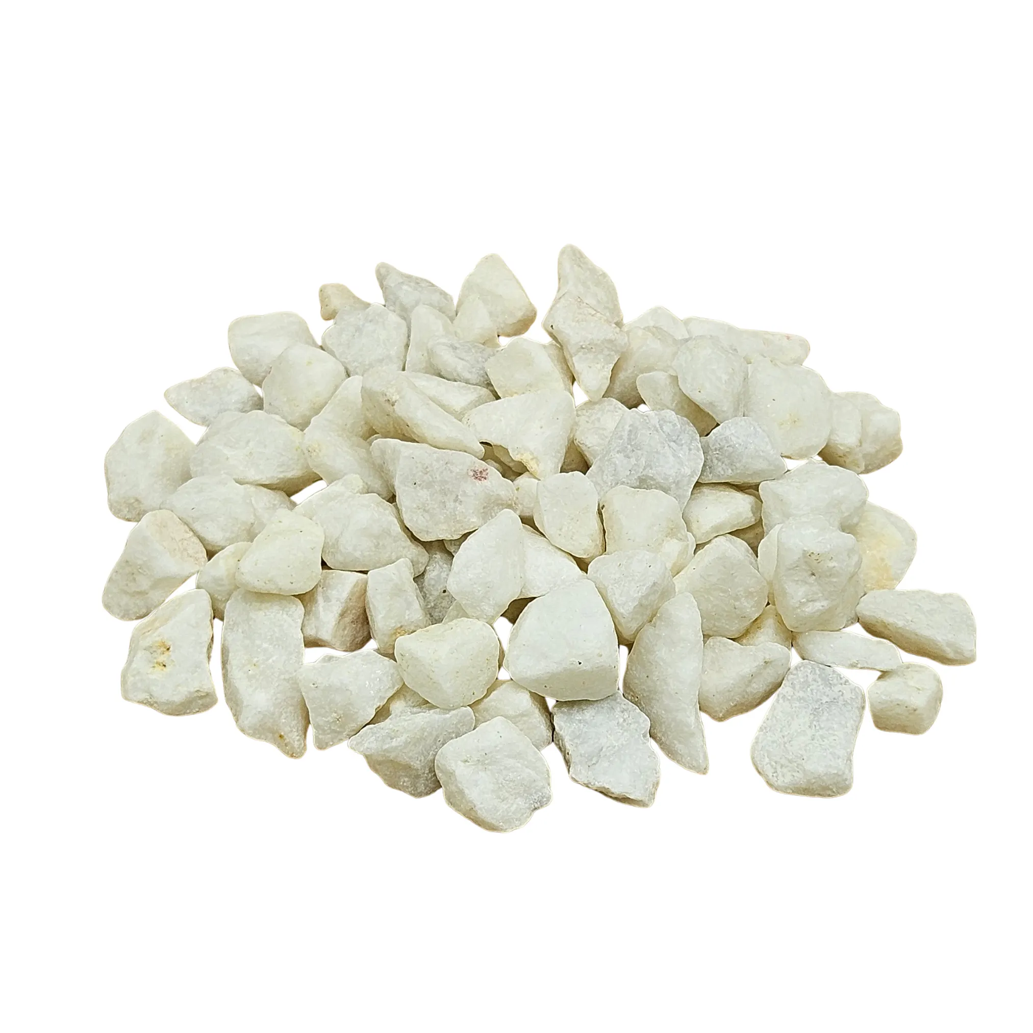 Bolsa de Piedras Rústicas Blancas Medianas