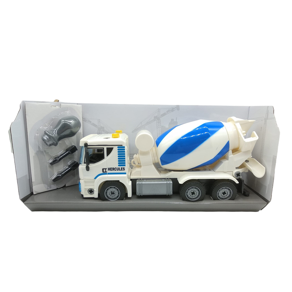 Camión Mezcladora de Construcción para Armar Diy