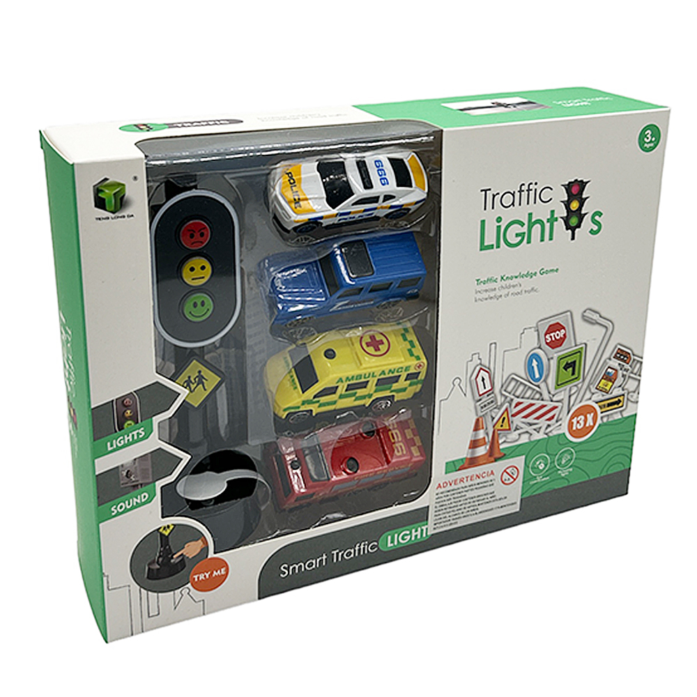 Conjunto de Autos con Semáforo