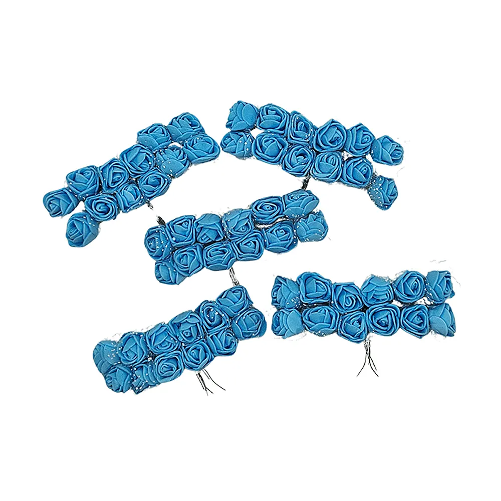 Pack de 144 Flores de Goma Eva Individuales