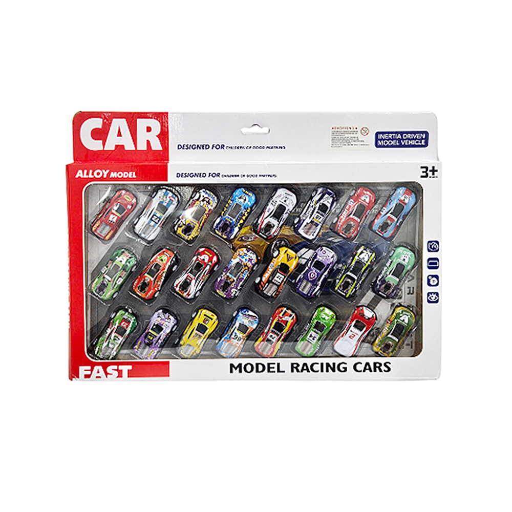 Juego de 24 Autos en Caja