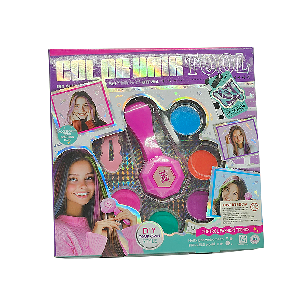 Set Cabello Color con Accesorios