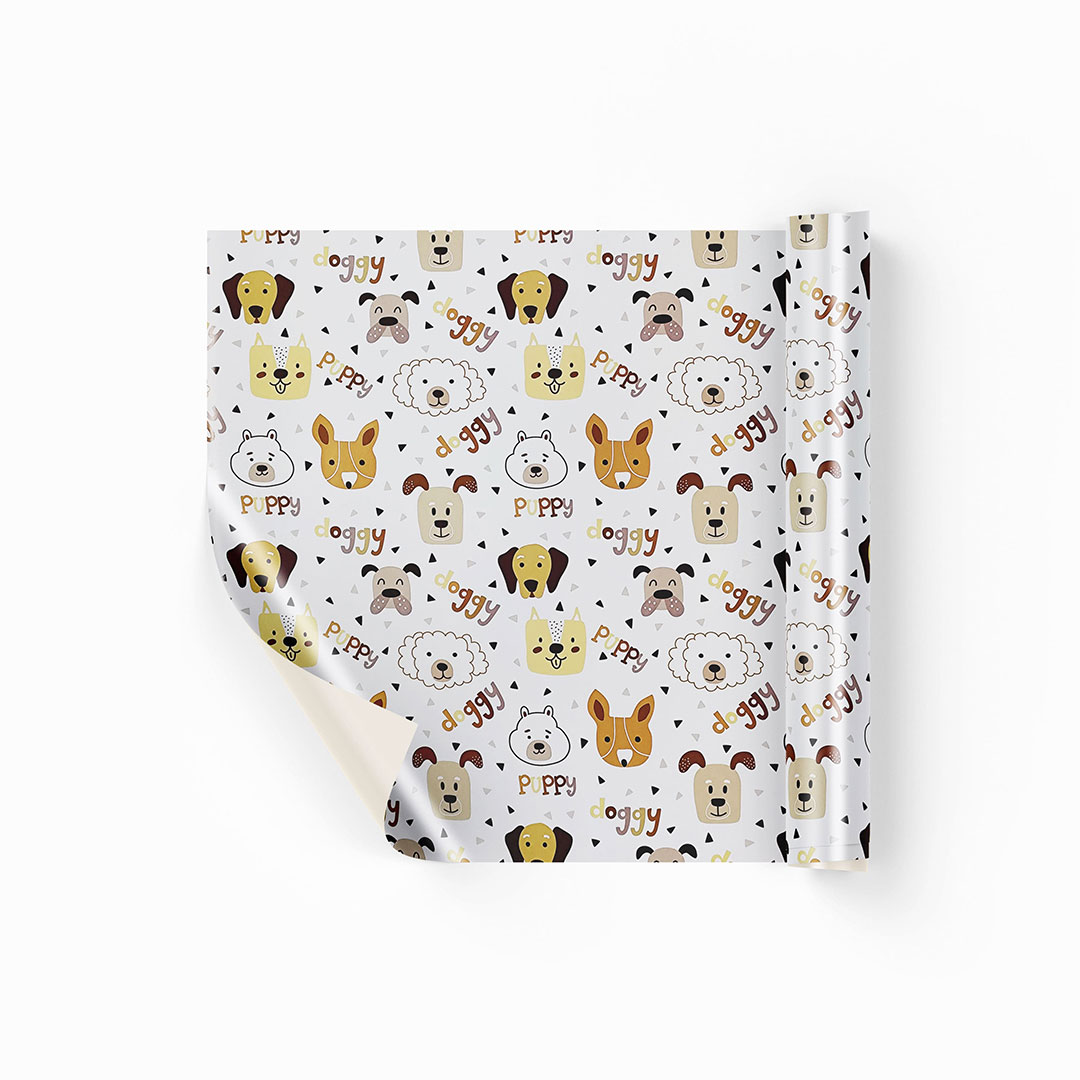 Papel de Regalo Infantil 50 Hojas 10 Diseños Surtidos