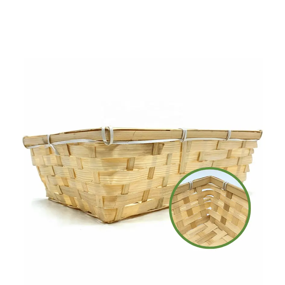 Canasta de Mimbre Rectangular