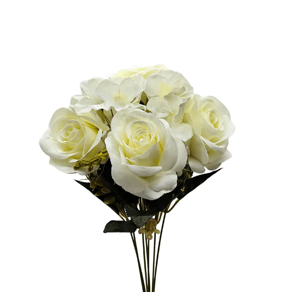 Ramo de Rosas con Mini Flores más Ilusión Espuma